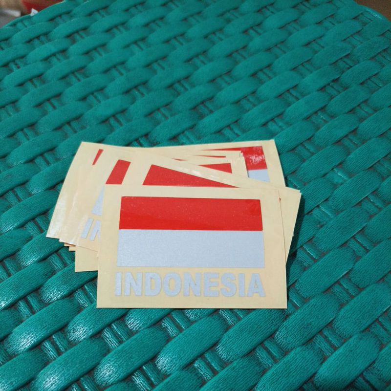 sticker cutting bendera Indonesia