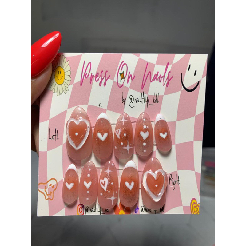 PRESS ON NAILS LOVE DESIGN