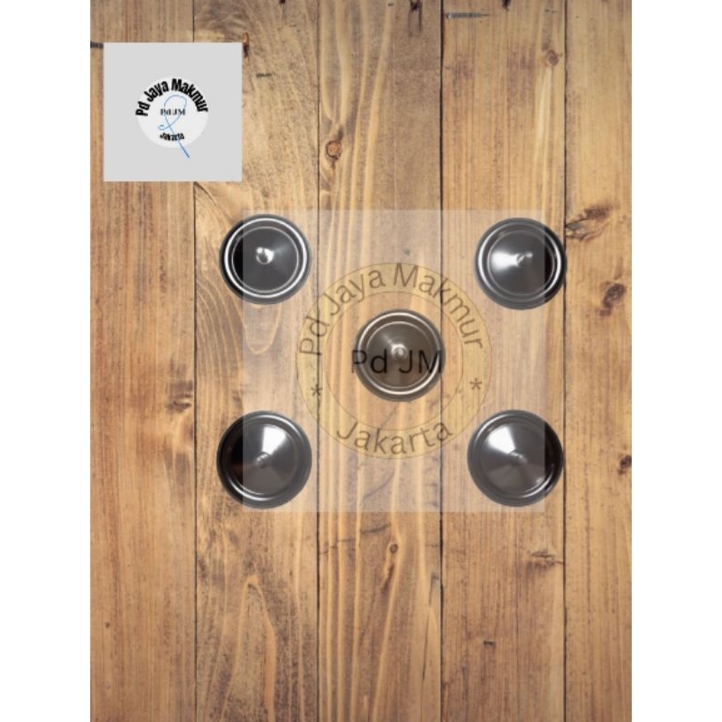 Tutup gelas stainless 8 cm
