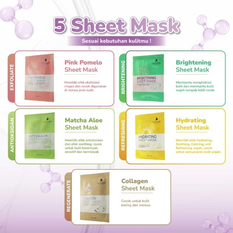 La tulipe sheet mask