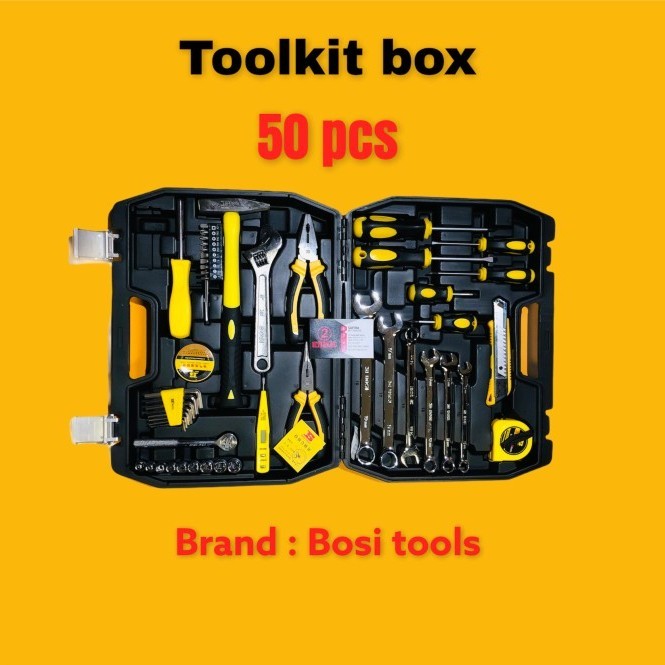 Toolset Toolkit Toolbox Tool Set Tool Kit Tool Box 52pcs BOSI TOOLS 52