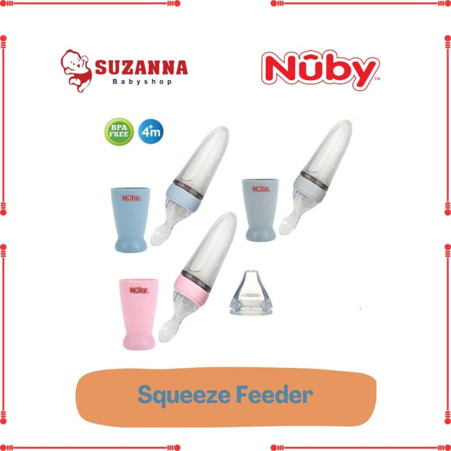 Nuby All Silicon Squeeze Feeder