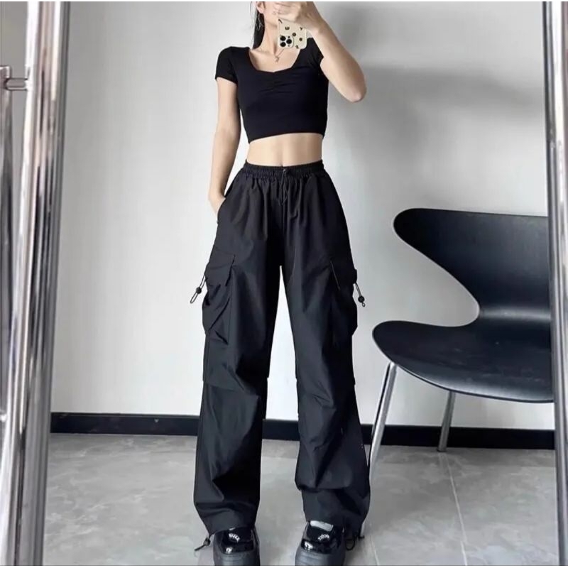 Kiya Cargo Pants Highwaist