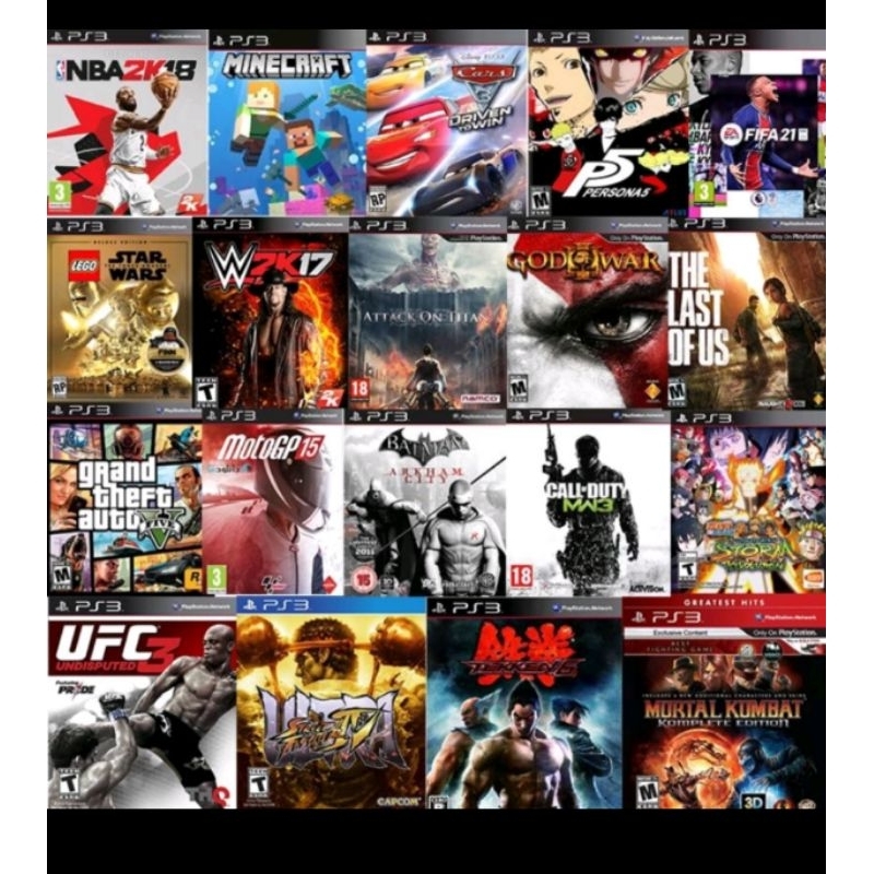 (Paket hemat) 100 GAME PS3 PKG VIA LINK RANDOM