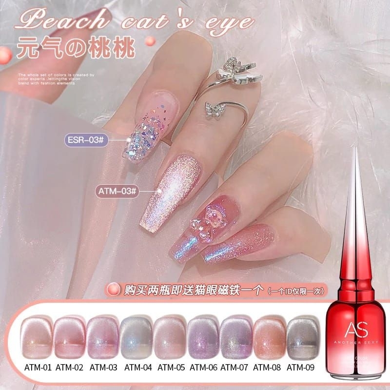 AS.Nail gel Cat Eye Code ATM 15ml/btl