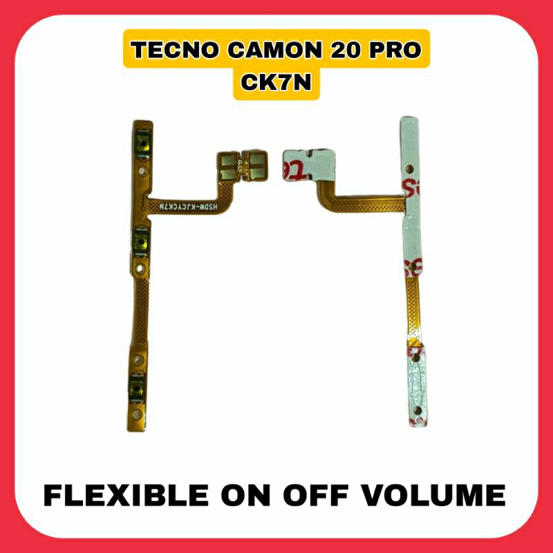 flexible flex on off volume TECNO CAMON 20 PRO / CK7N