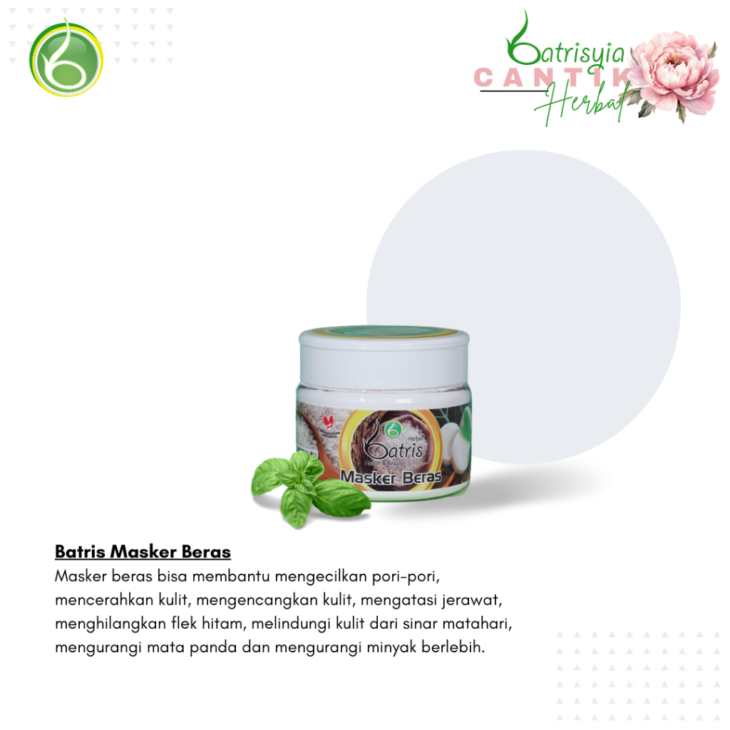 Batris Masker Beras - 100gr