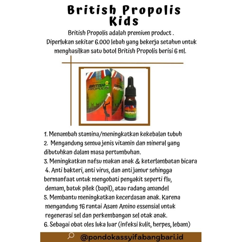 British Propolis Kids