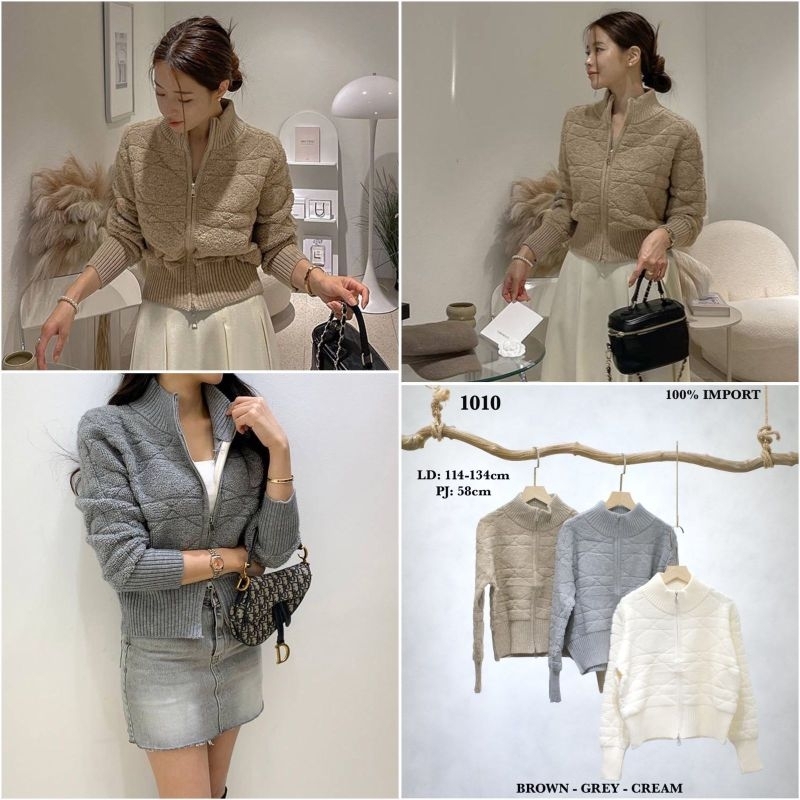 Jaket Knitt Import Premium