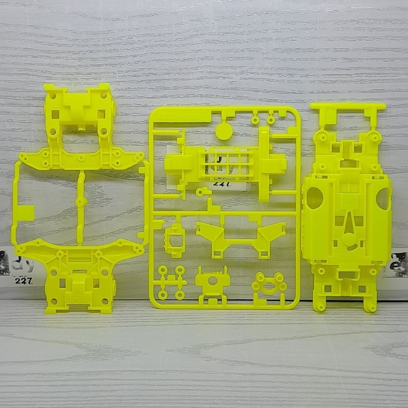 Tamiya MS Pro Chassis Set Fluorescent Yellow Original