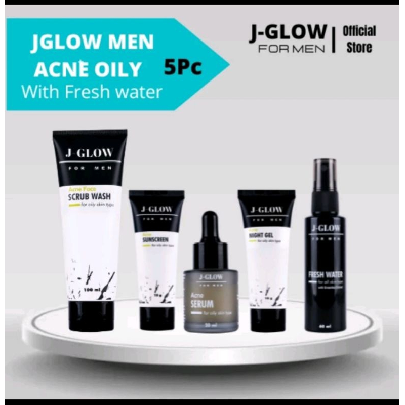 Jglow for men acne oily