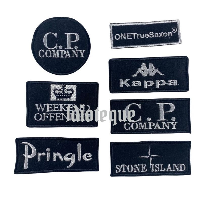 IDIOTEQUE - Patch bordir / emblem | random hitam weekend offender