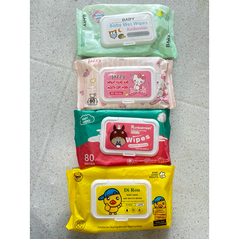 Tissue basah karakter lembut
