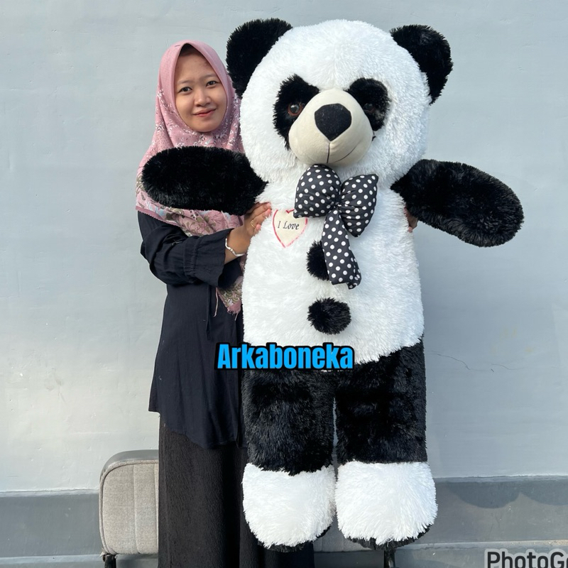 BONEKA PANDA PITA KANCING UKURAN 1METER