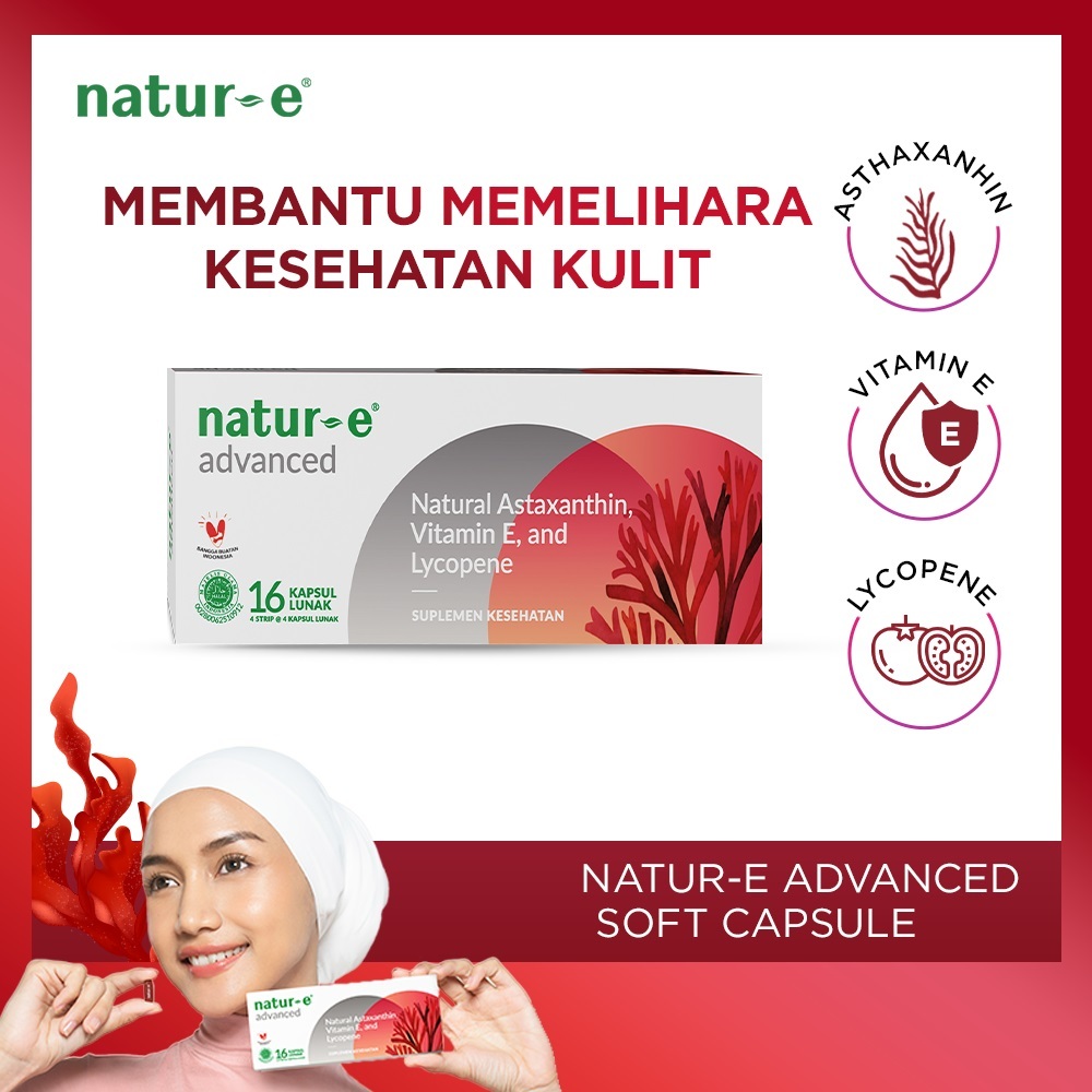 NATUR-E ADVANCED ASTAXANTHIN - NATURAL VITAMIN E - LYCOPENE