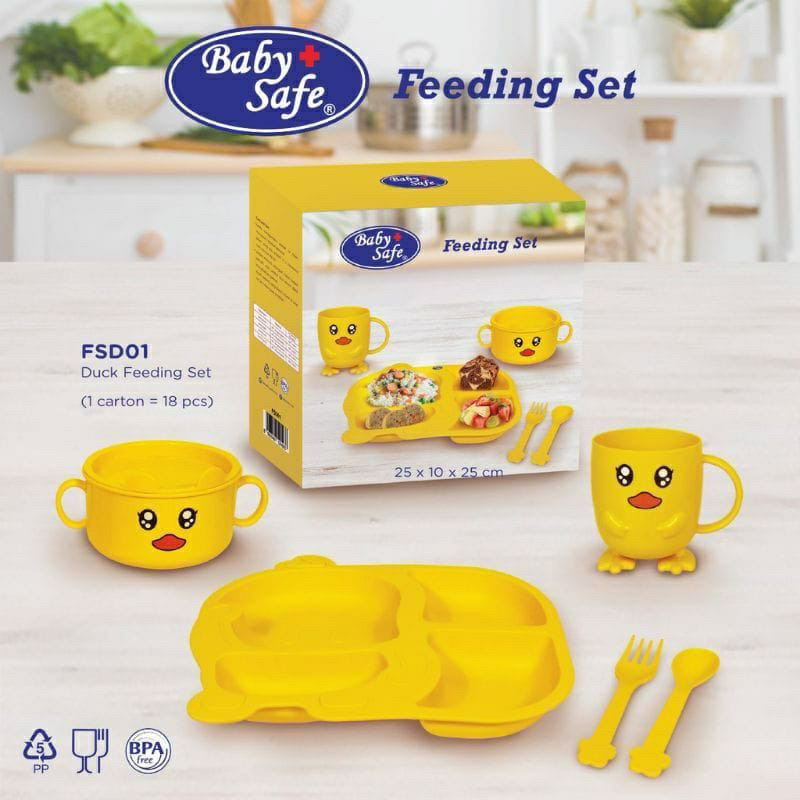 Babysafe Feeding Set Duck