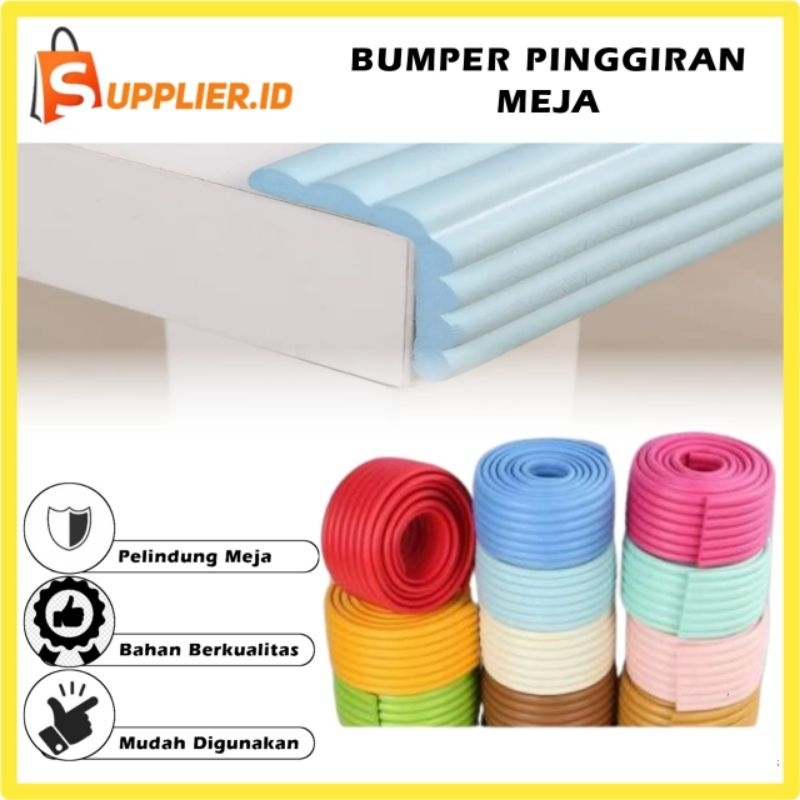 Bumper Pinggiran Meja Table Edge Corner W Shape 76mm