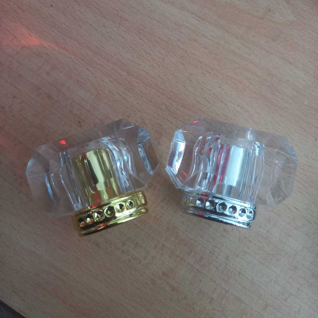 Tutup Crystal bulat 12pcs