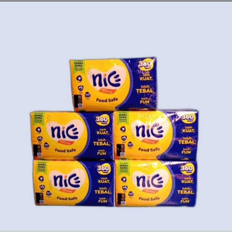 Tisu Nice 180 Sheet Isi 5