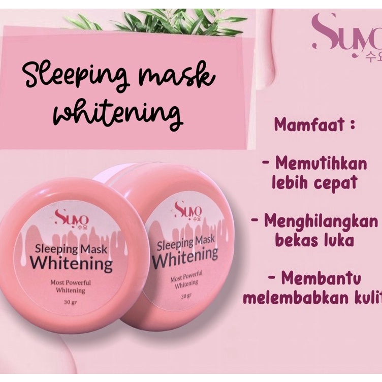 KODE J89T SUYO WHITENING SLEEPING MASK