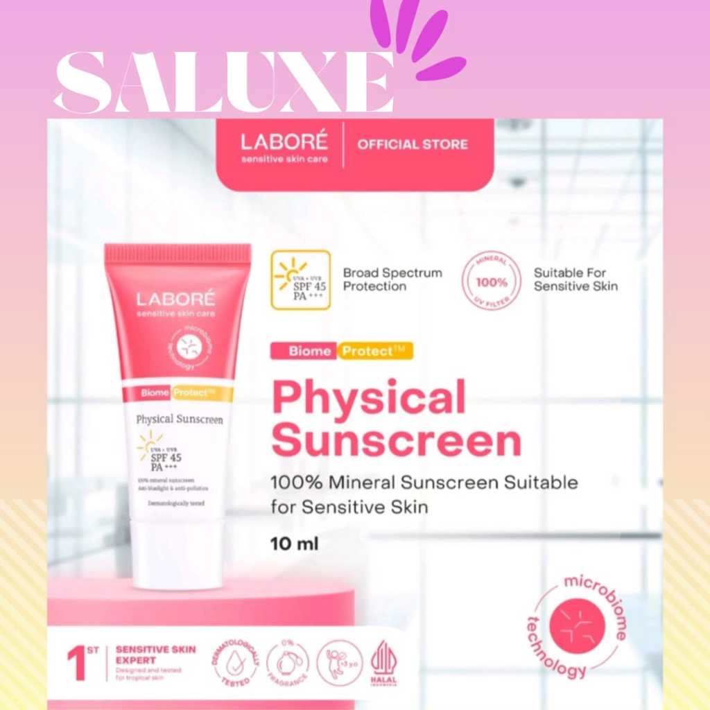 LABORE Biome Protect Physical Sunscreen 10ml & 30ml