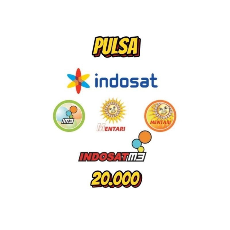 Pulsa INDOSAT 20.000