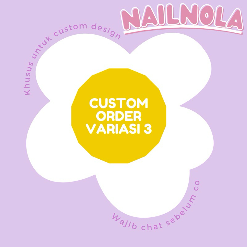 Custom Design 3 Press On Nails