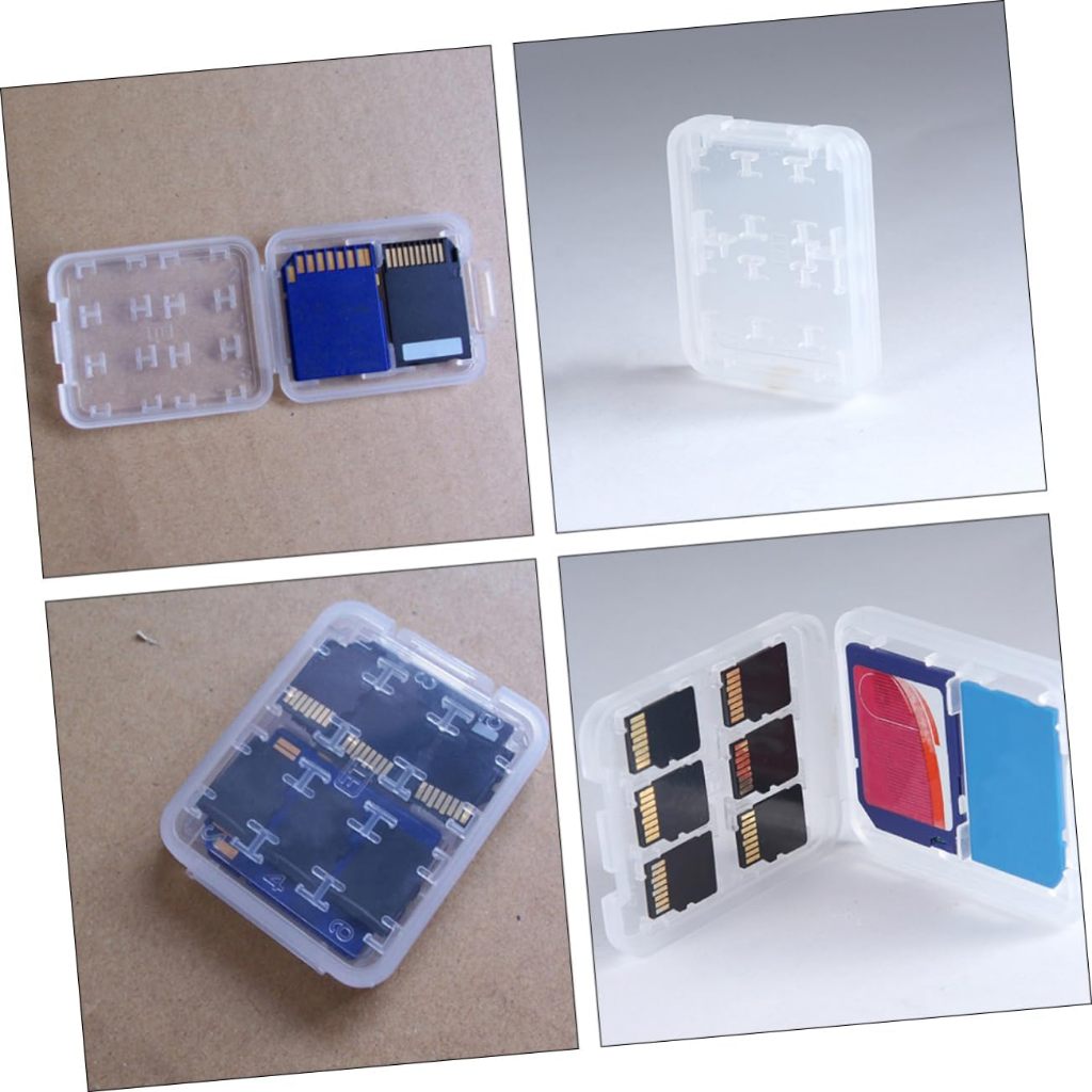 Transparent Storage Box for SD Microsd Memory Stick Pro Duo Card