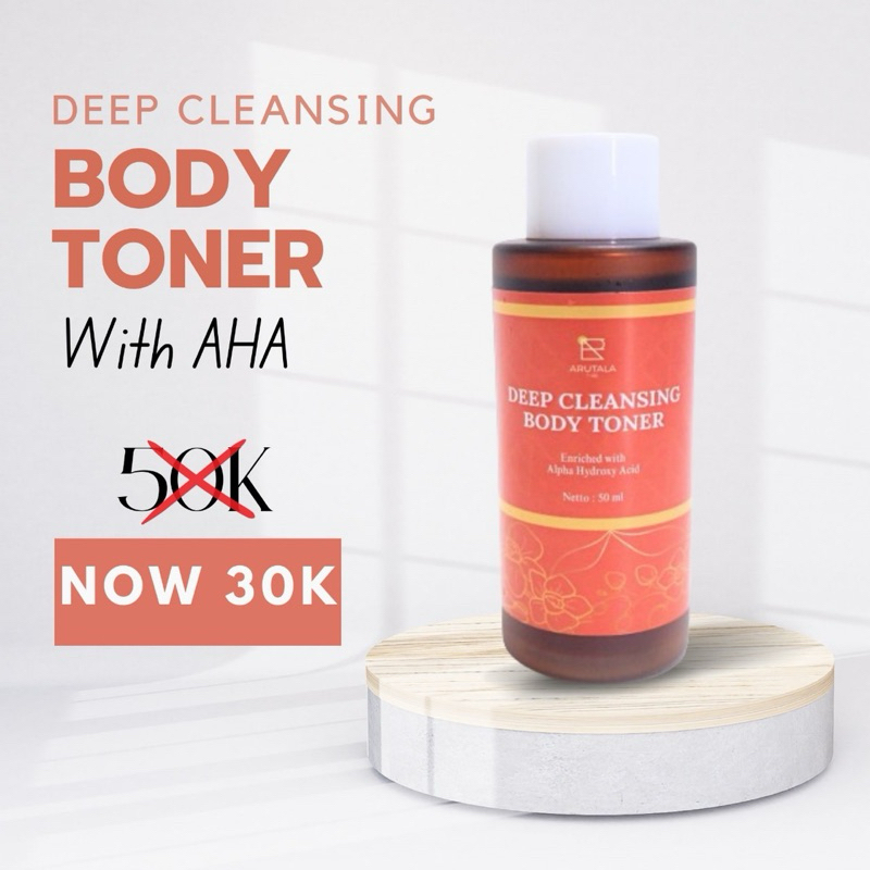 DEEP CLEANSING BODY TONER WITH AHA