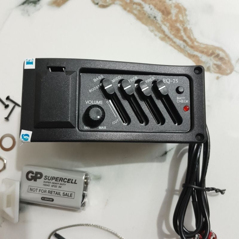 Egualizer gitar, preamp/eg 7545 R