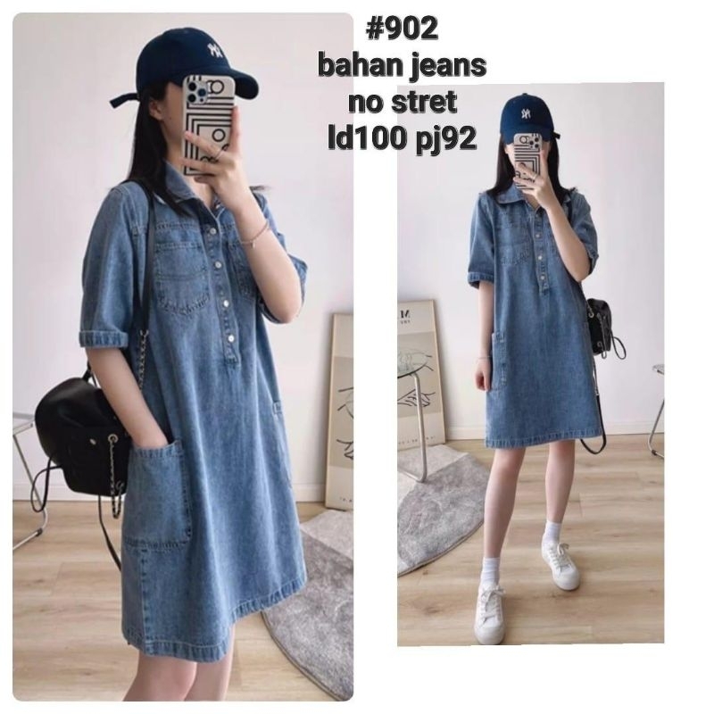 Dres jeans kerah #902