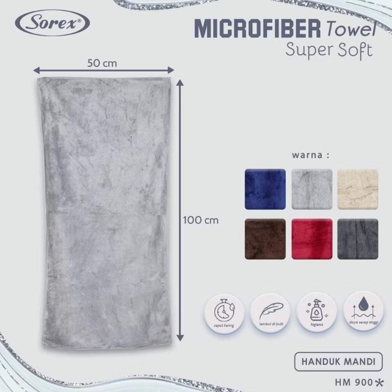 HANDUK MANDI SOREX HM 900 MICROFIBER