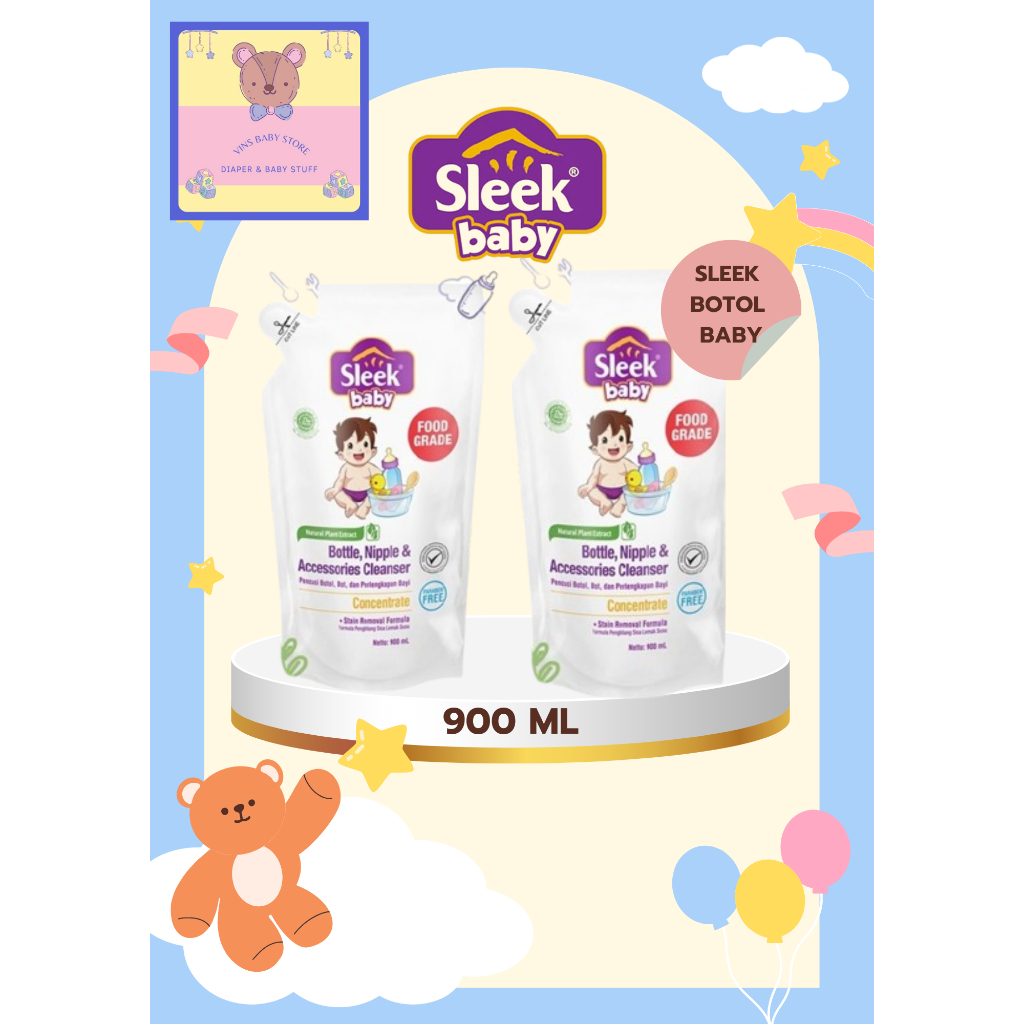 Sleek Pencuci Botol 900ML