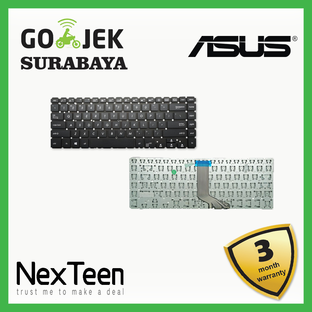 Original Keyboard Asus Pro P1440 P1440F P1440FA P1440U P1440UA P1440UF