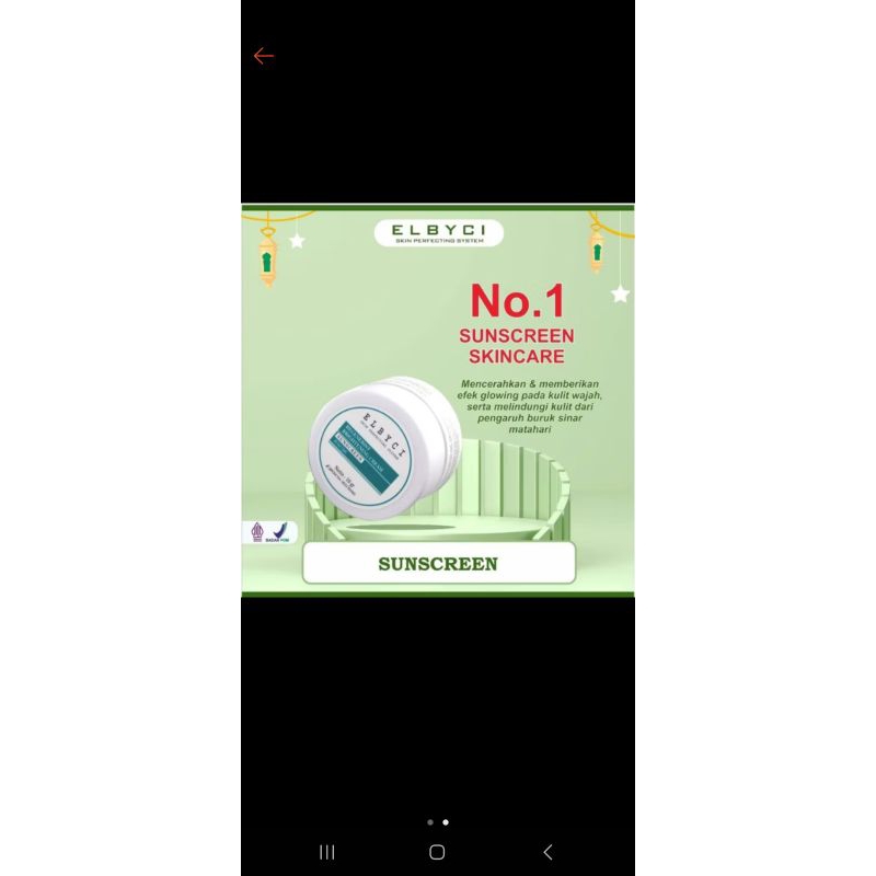Elbicy Sunscreen HC / Day HC