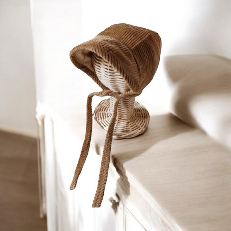 MOON + SOL | Brimmed cords bonnet
