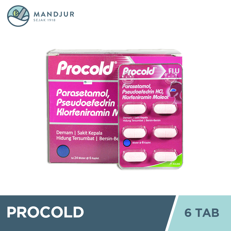 PROCOLD FLU 1 BLISTER @ 6 KAPLET