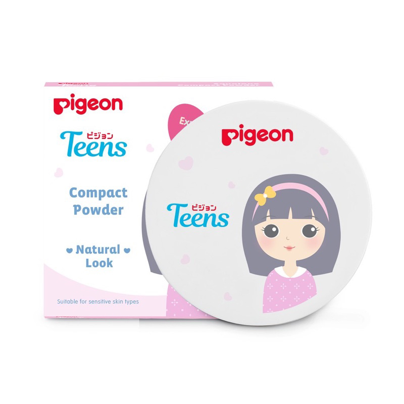 pigeon bedak padat teens