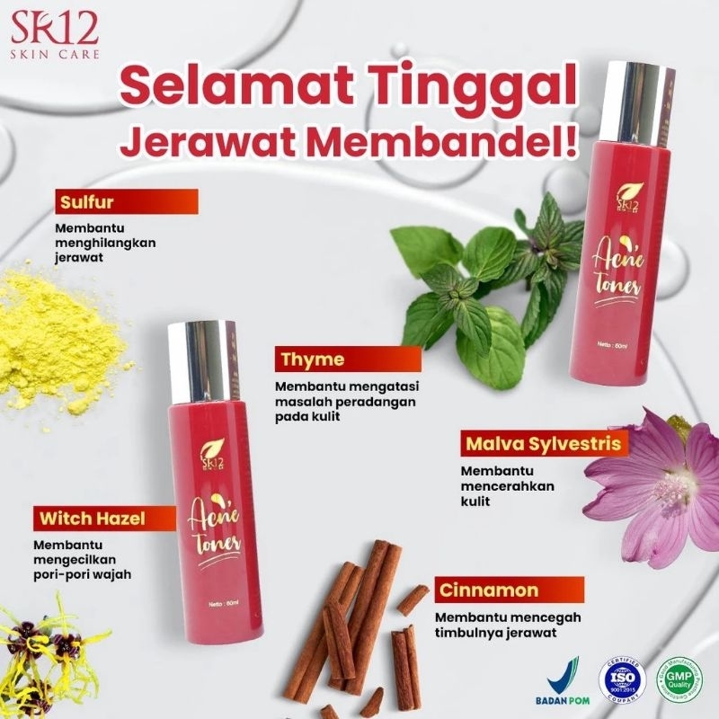 ACNE TONER SR12