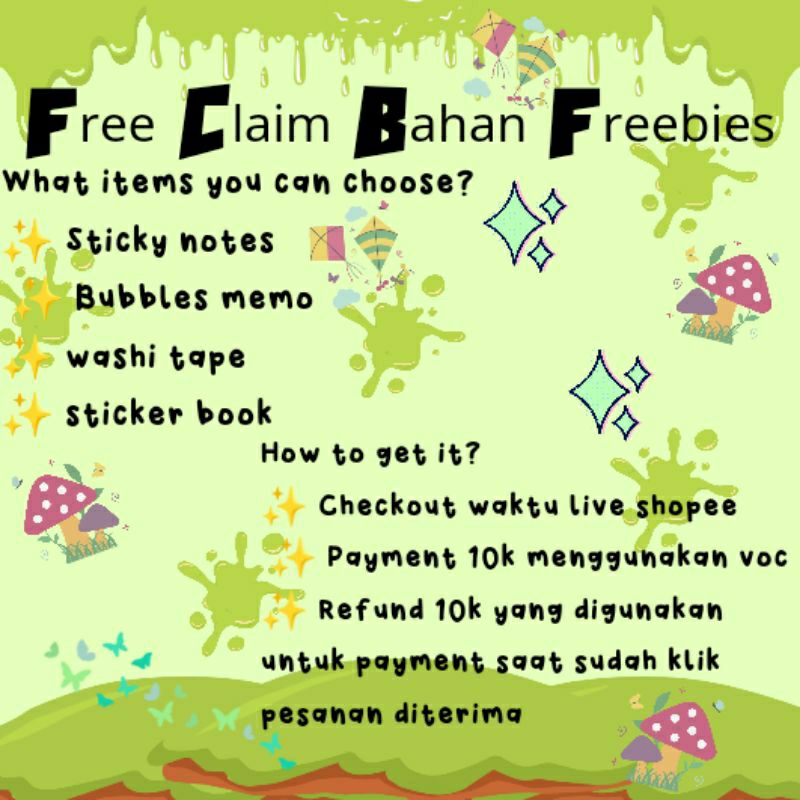 FREE CLAIM BAHAN FREEBIES