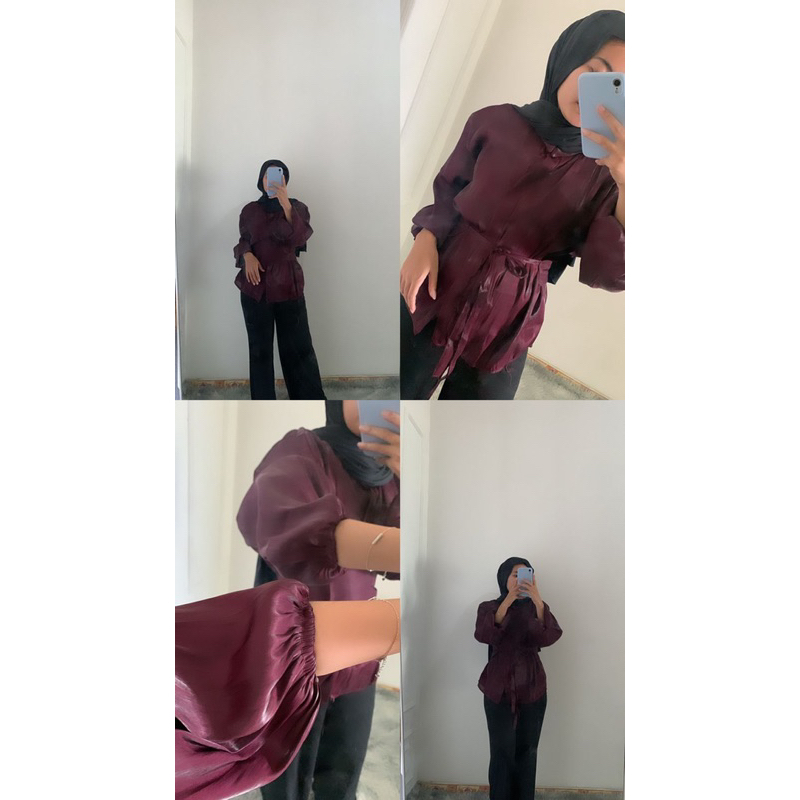 shimmer blouse