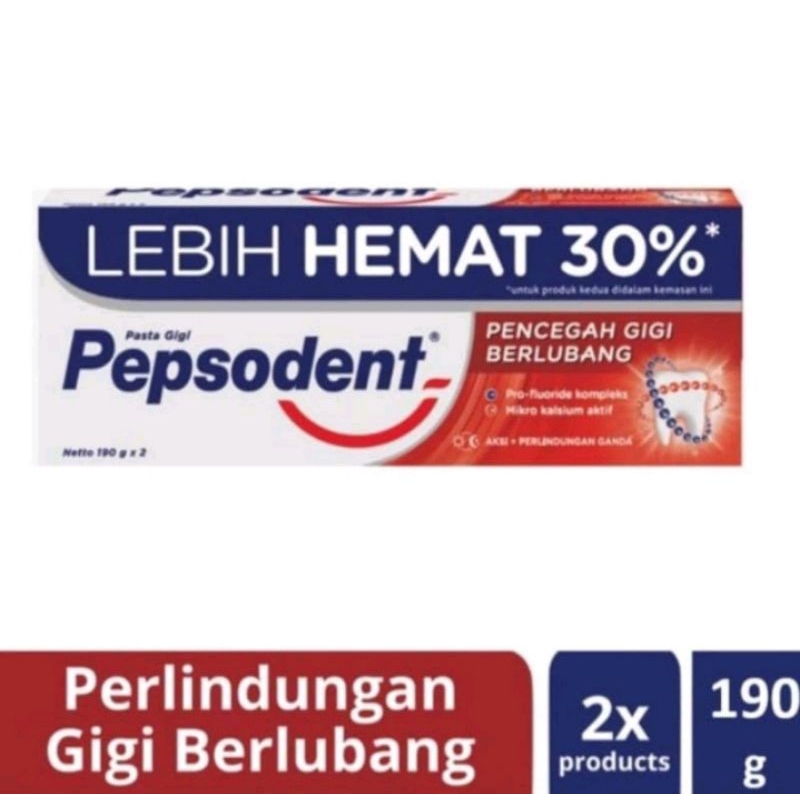 Pepsodent 2 × 190 gram