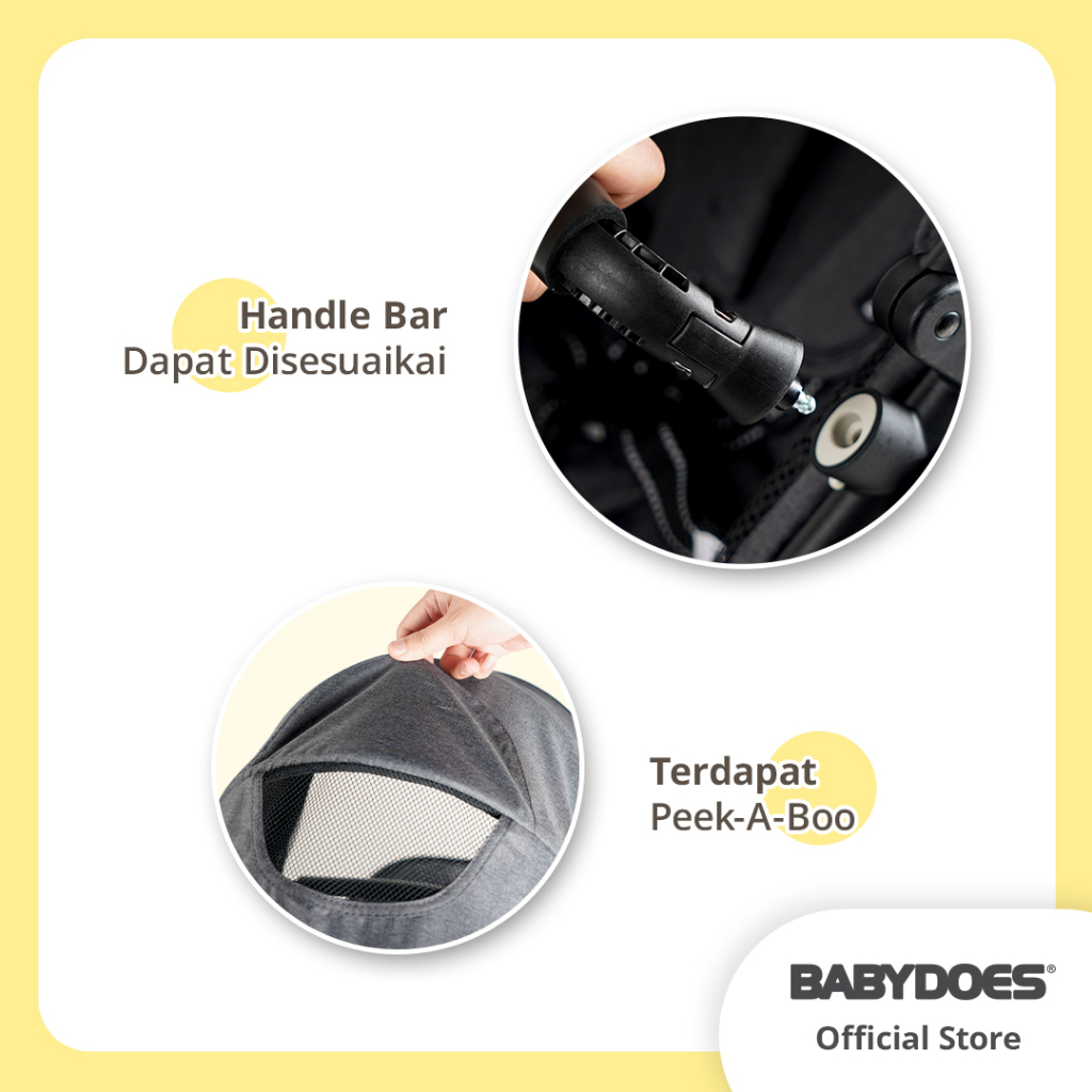 BABYDOES STROLLER CH 2252 / 2525 PRONTO R + REVERSIBLE COT STROLLER