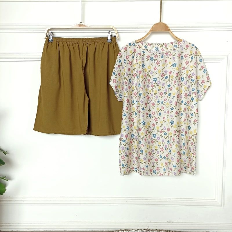 Setelan Pendek Rayon Premium
