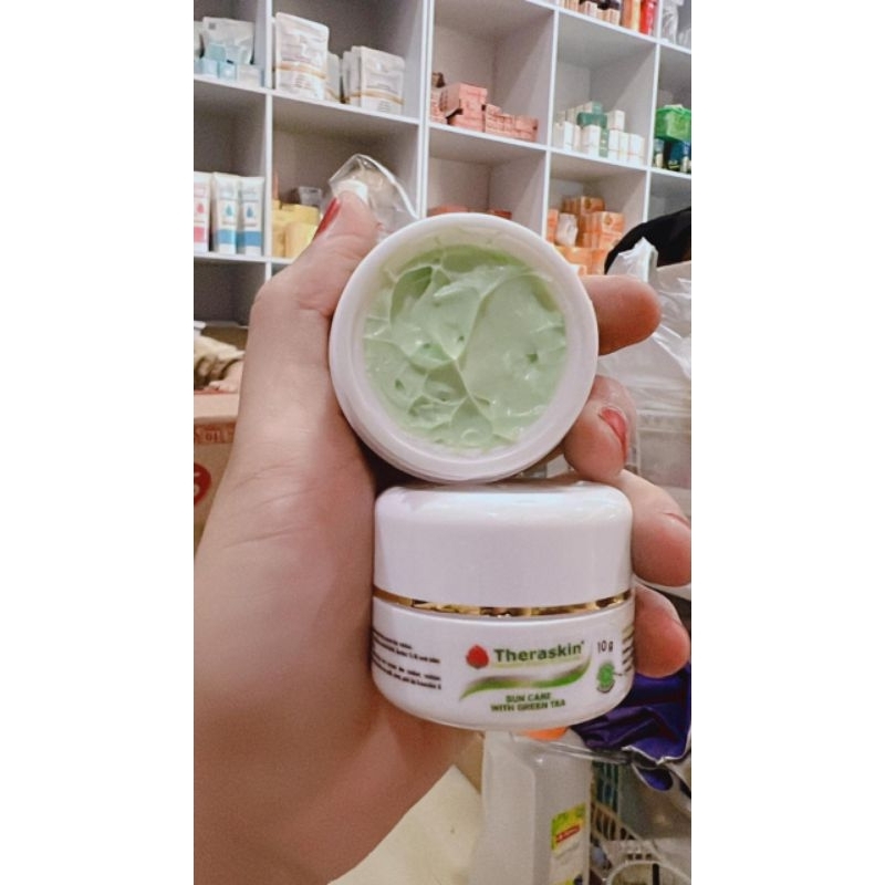 suncare with greentea theraskin