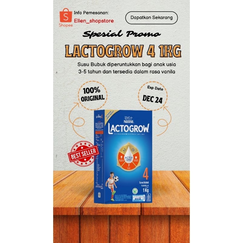 LACTOGROW 4 VANILLA 1Kg