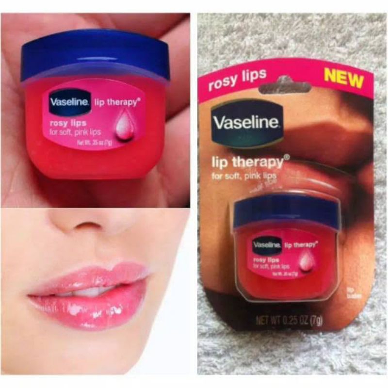 Vaseline lip therapy mini soft pink