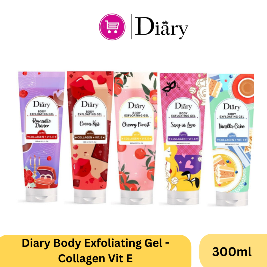 Diary Body Exfoliating Gel 300gr - Collagen Vit E