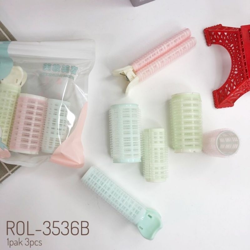 Roll Rambut 3 in 1 mix model