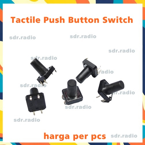 Tactile Push Button Switch ukuran 12x12x9